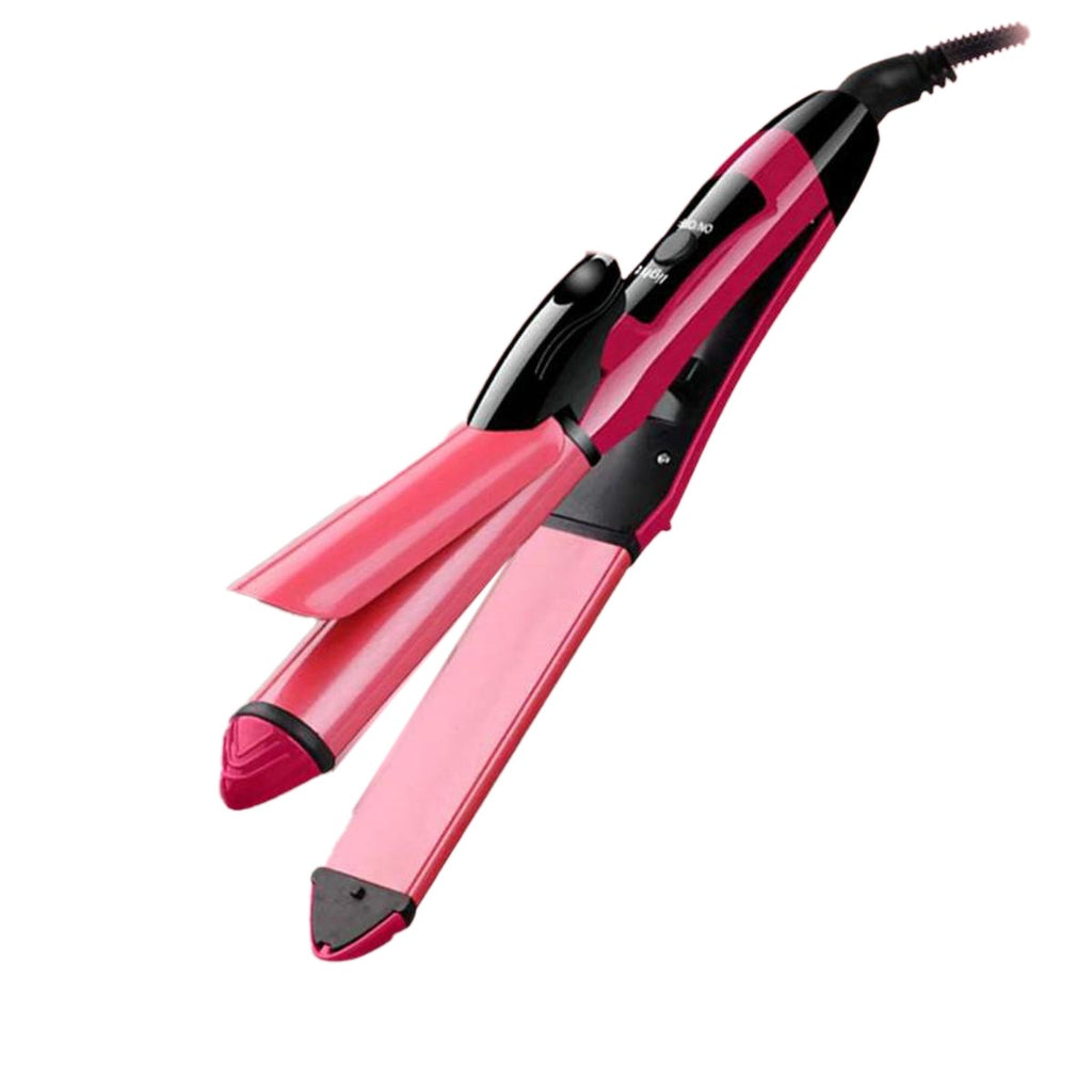 🔥 2-in-1 Nova Hair Straightener & Curler | Quick Heat-Up, Dual Styling Tool