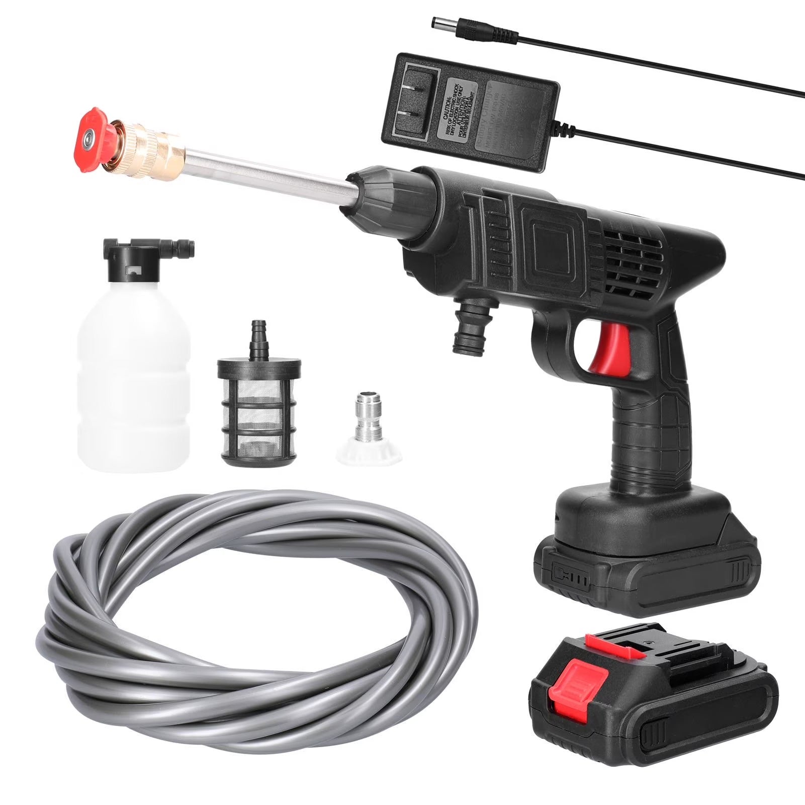 48V Cordless Portable Pressure Washer Gun Kit – Car & Home Cleaning