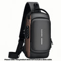 Anti-Theft Sling Chest Bag for Men & Women – USB Charging Crossbody Backpack, Waterproof Travel Shoulder Bag