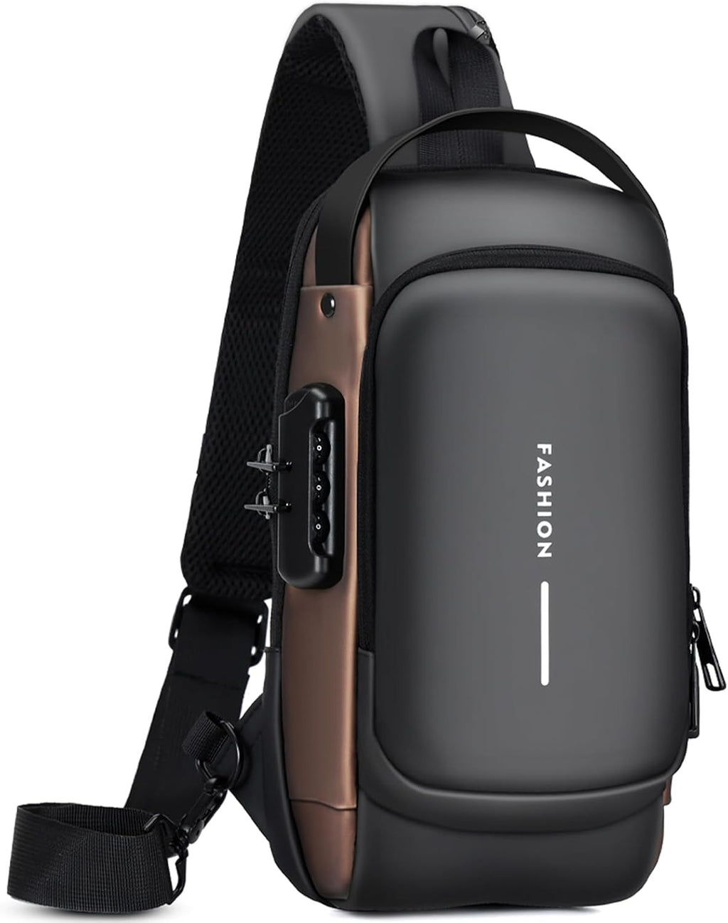 Anti-Theft Sling Chest Bag for Men & Women – USB Charging Crossbody Backpack, Waterproof Travel Shoulder Bag