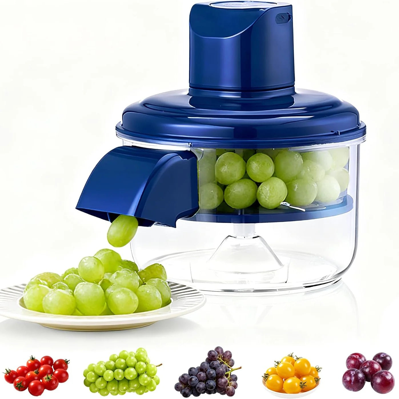 Automatic Electric Fruit Peeler – Mini Peeling Machine for Grapes, Garlic & Cherry Tomatoes