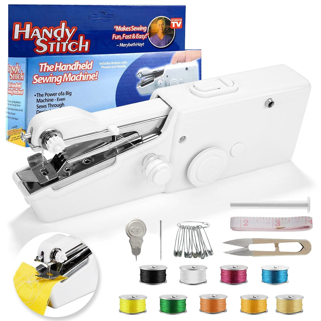 Handy Stitch Handheld Sewing Machine – Portable Mini Stitcher