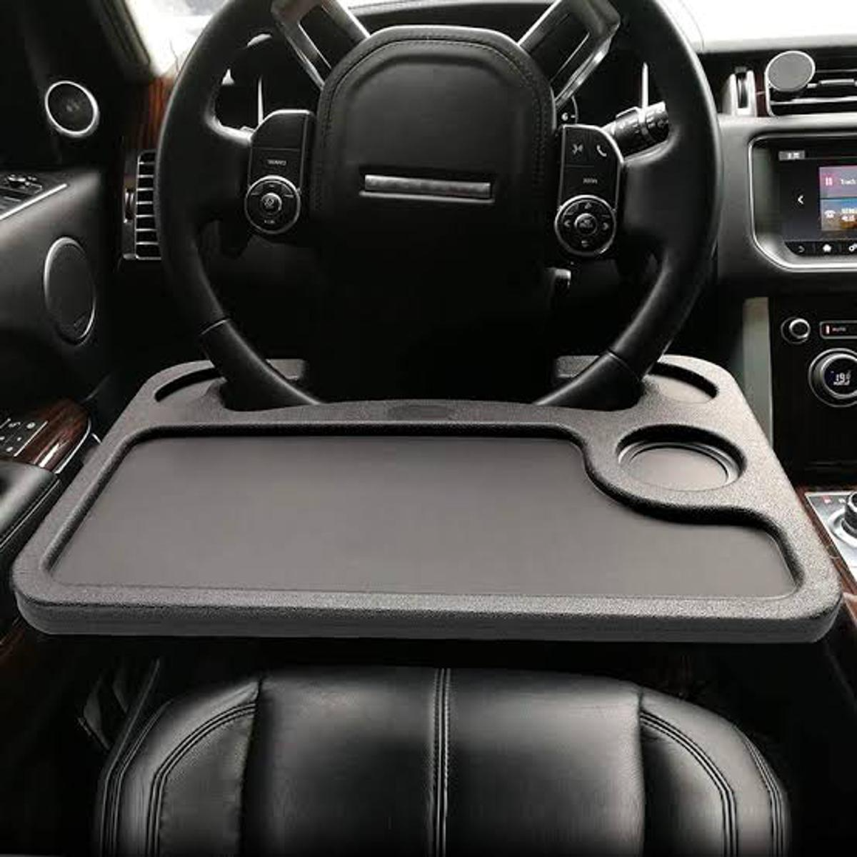 Portable Car Steering Wheel Tray – Laptop & Dining Desk”