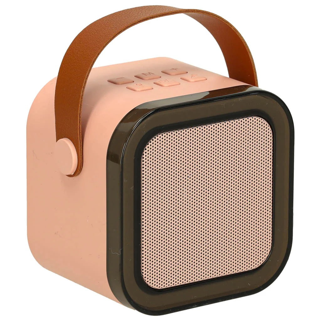 K12 Portable Bluetooth Karaoke Machine with Wireless Microphone & LED Lights