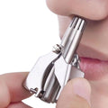 Manual Stainless Steel Nose & Ear Hair Trimmer | Battery-Free Grooming Tool
