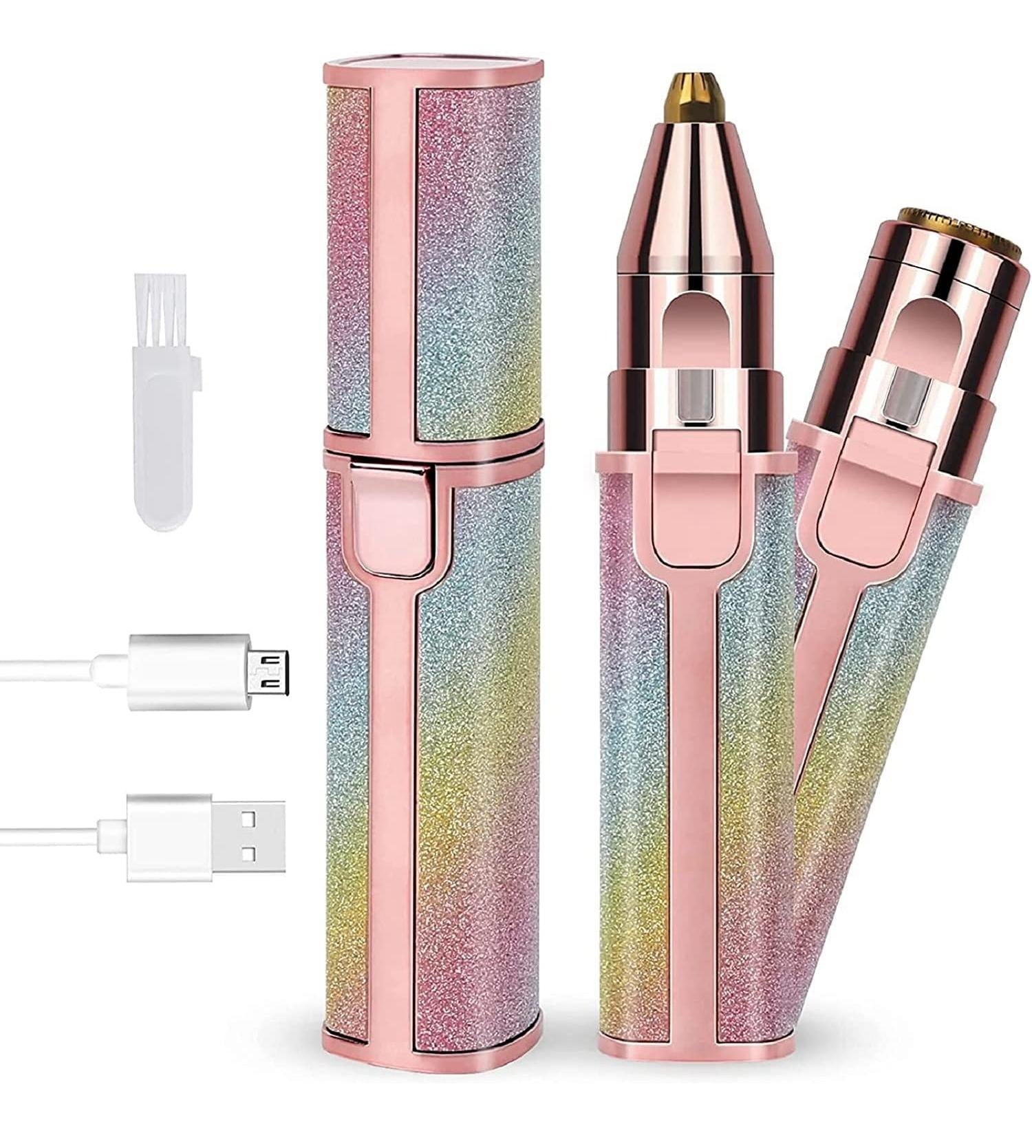 Multi-Function 2-in-1 Electric Hair Remover – Eyebrow & Body Hair Trimmer for Smooth Skin