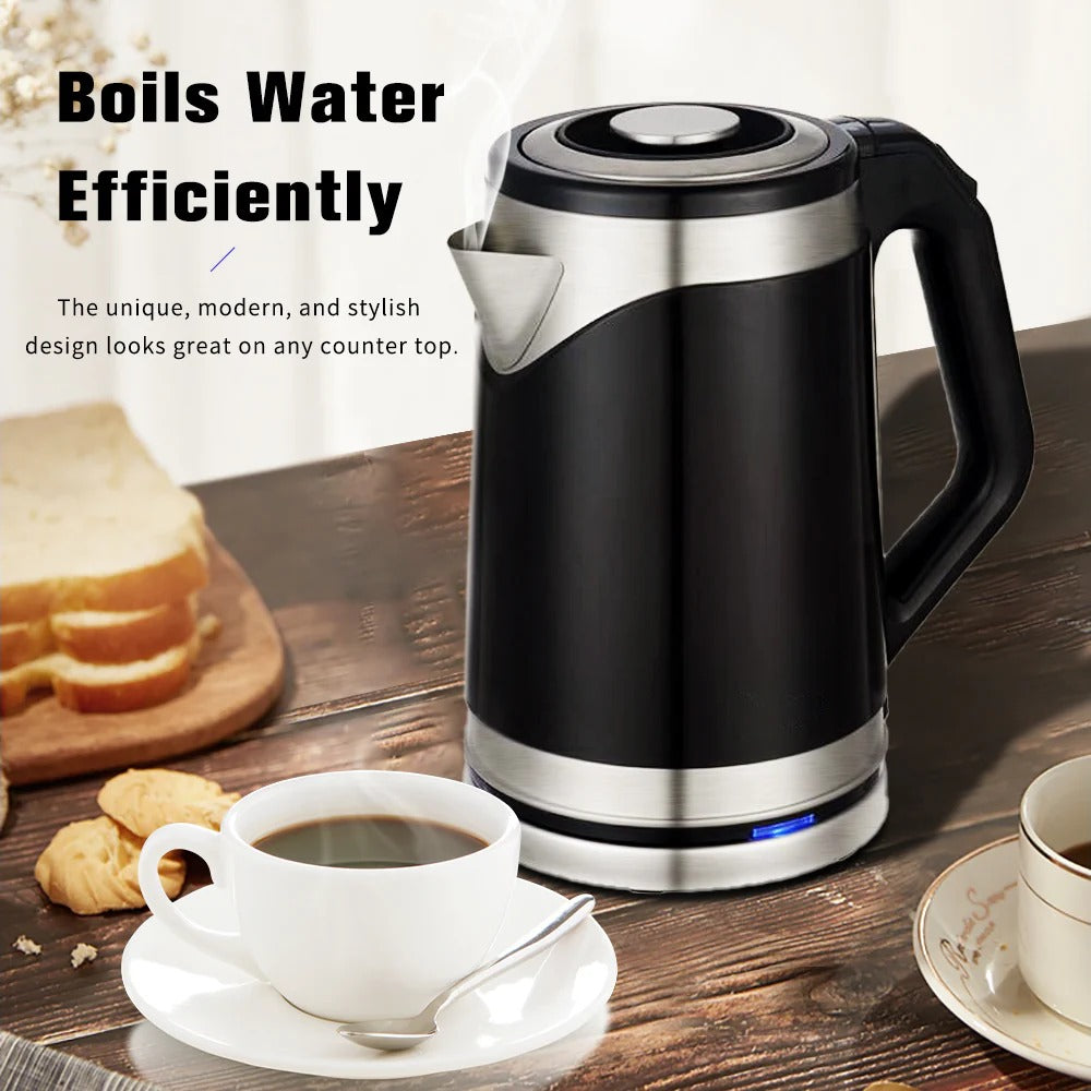 Panasonic Velocity Electric Kettle AZ-18 – 1.8L Stainless Steel Fast Boil 2000W Cordless Tea & Water Kettle