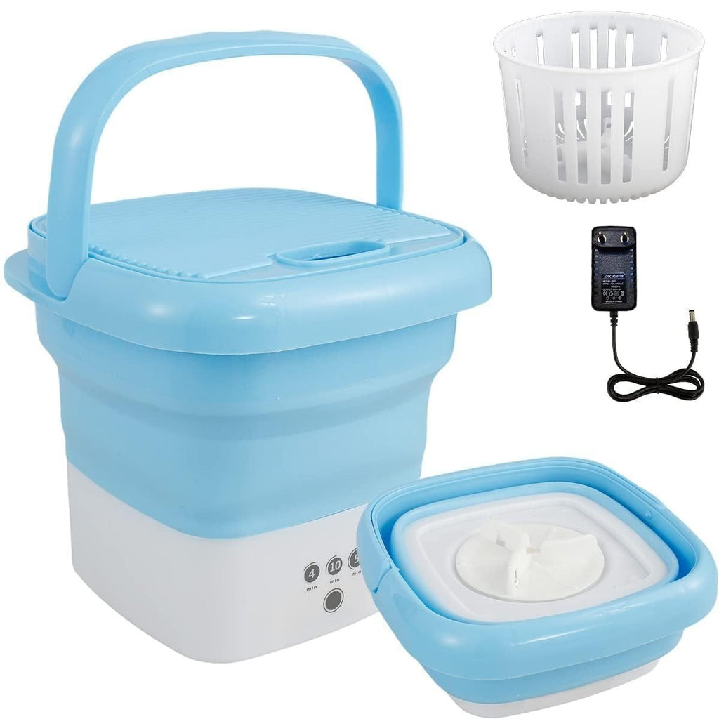 Portable Mini Folding Washing Machine – Compact Travel Washer