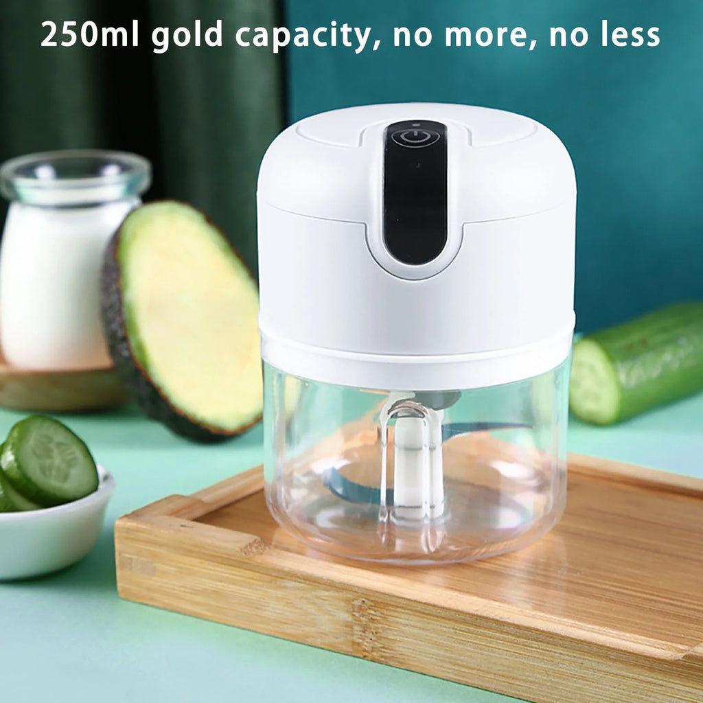 Portable Electric Mini Food Chopper – Garlic & Vegetable Masher