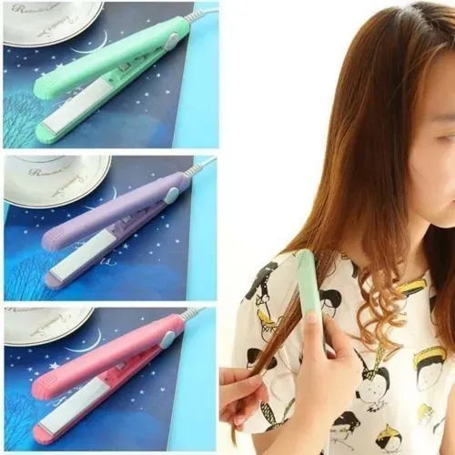 Portable Mini Hair Straightener for Women – USB Rechargeable Compact Flat Iron for Travel & Quick Styling