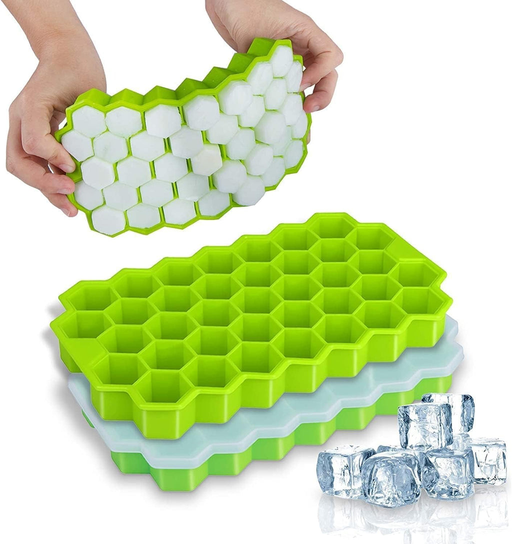 Premium Silicone Ice Cube Tray – Flexible Freezer Mold, 24 Cavities (BPA‑Free)