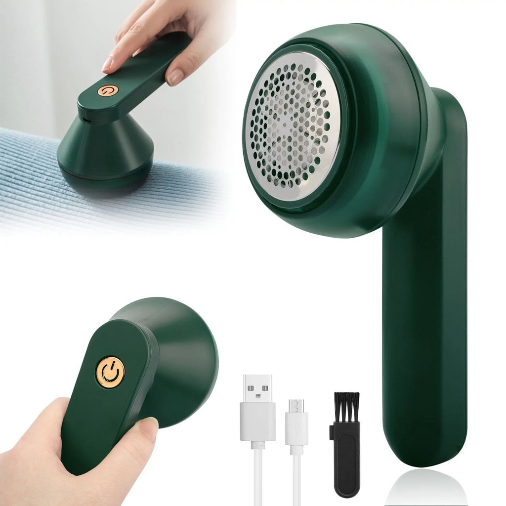 Rechargeable Electric Lint Remover – Fabric Shaver for Clothes, Sofa & Carpet (Portable Fuzz & Pill Remover)