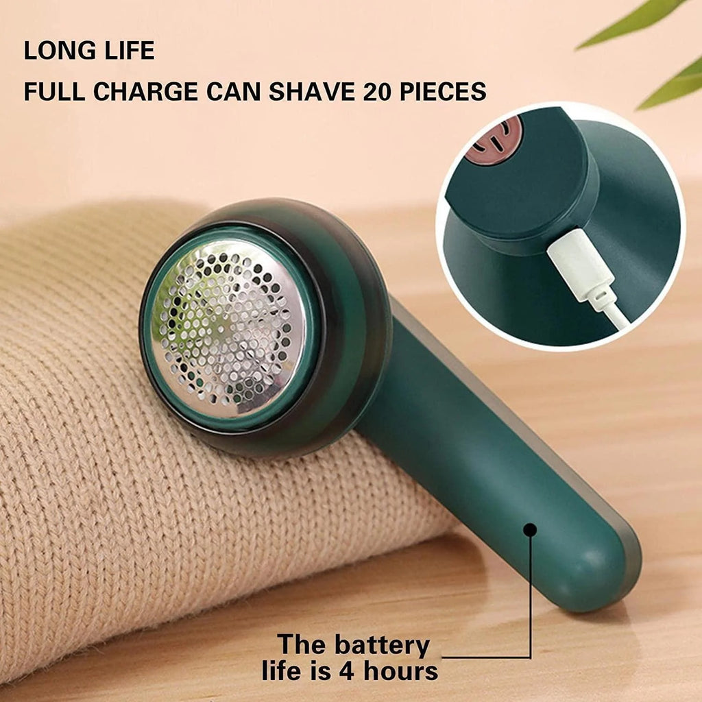 Rechargeable Electric Lint Remover – Fabric Shaver for Clothes, Sofa & Carpet (Portable Fuzz & Pill Remover)