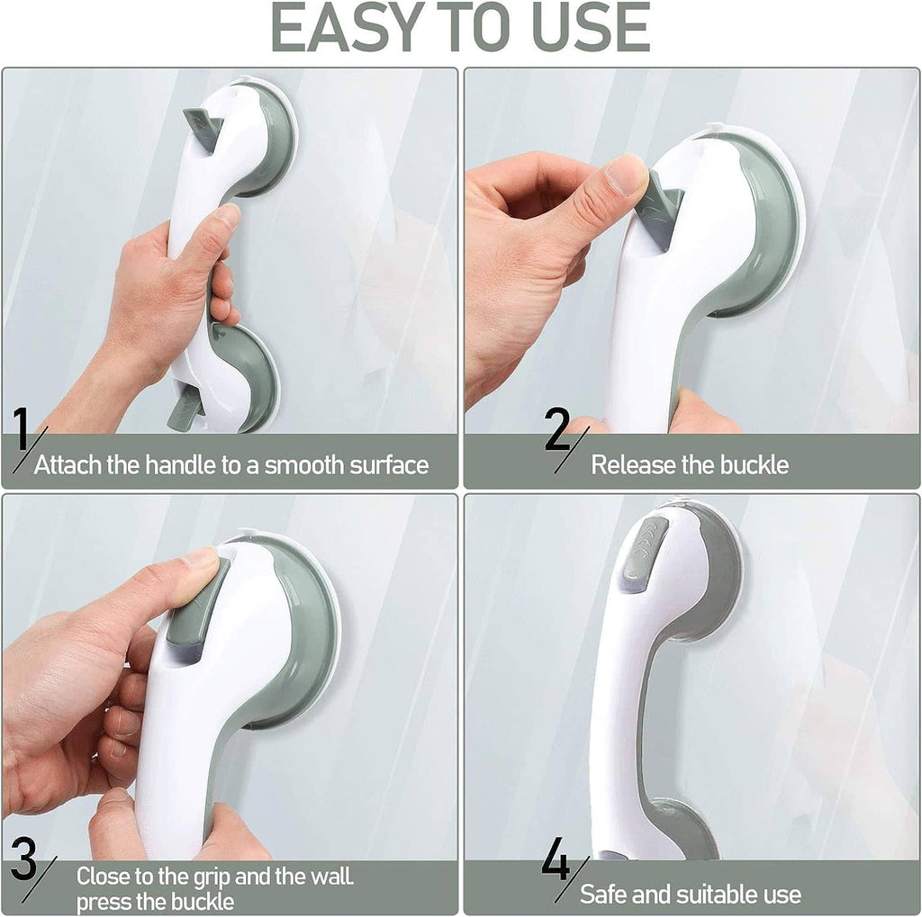 Suction Cup Shower Handle – Portable Safety Grab Bar, No Drilling