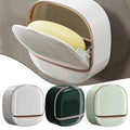 Wall-Mounted Drainage Soap Dish with Lid – Punch-Free Adhesive Holder for Bathroom & Kitchen