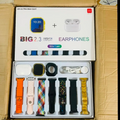 i20 Ultra Max Suit 10-in-1 Smartwatch with Wireless Earbuds