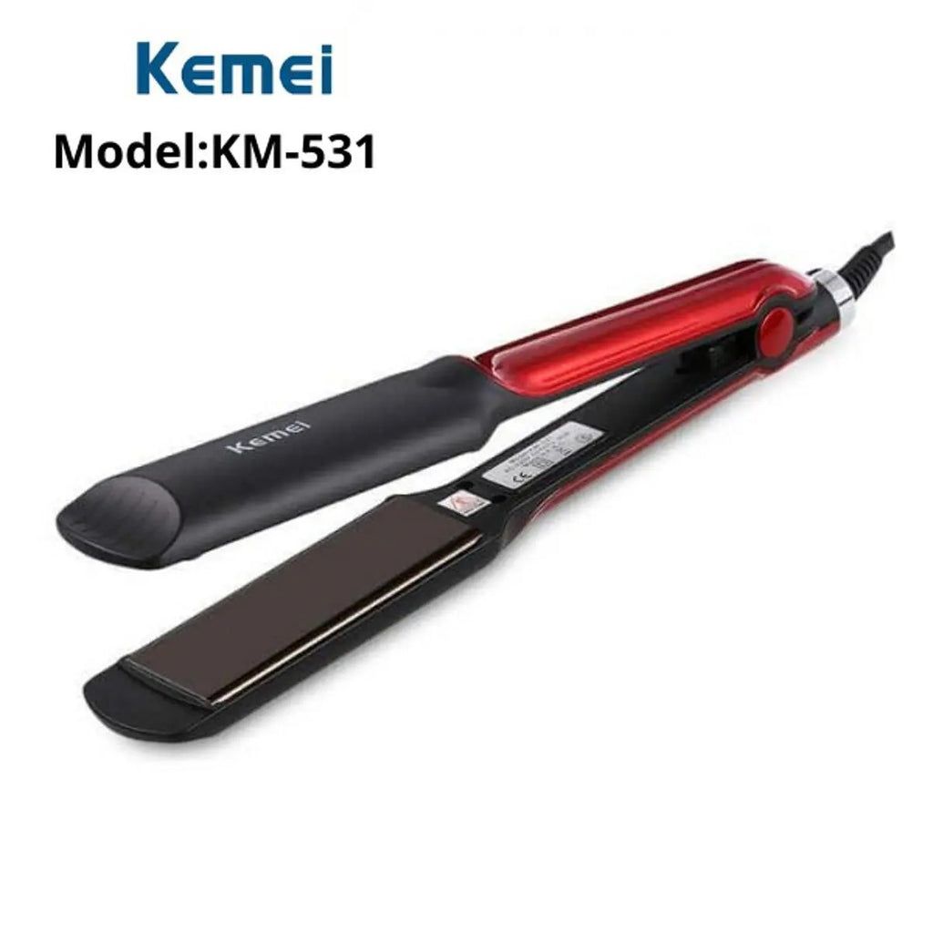 Kemei Professional Hair Straightener – Fast Heating Ceramic Flat Iron for Smooth & Shiny Hair