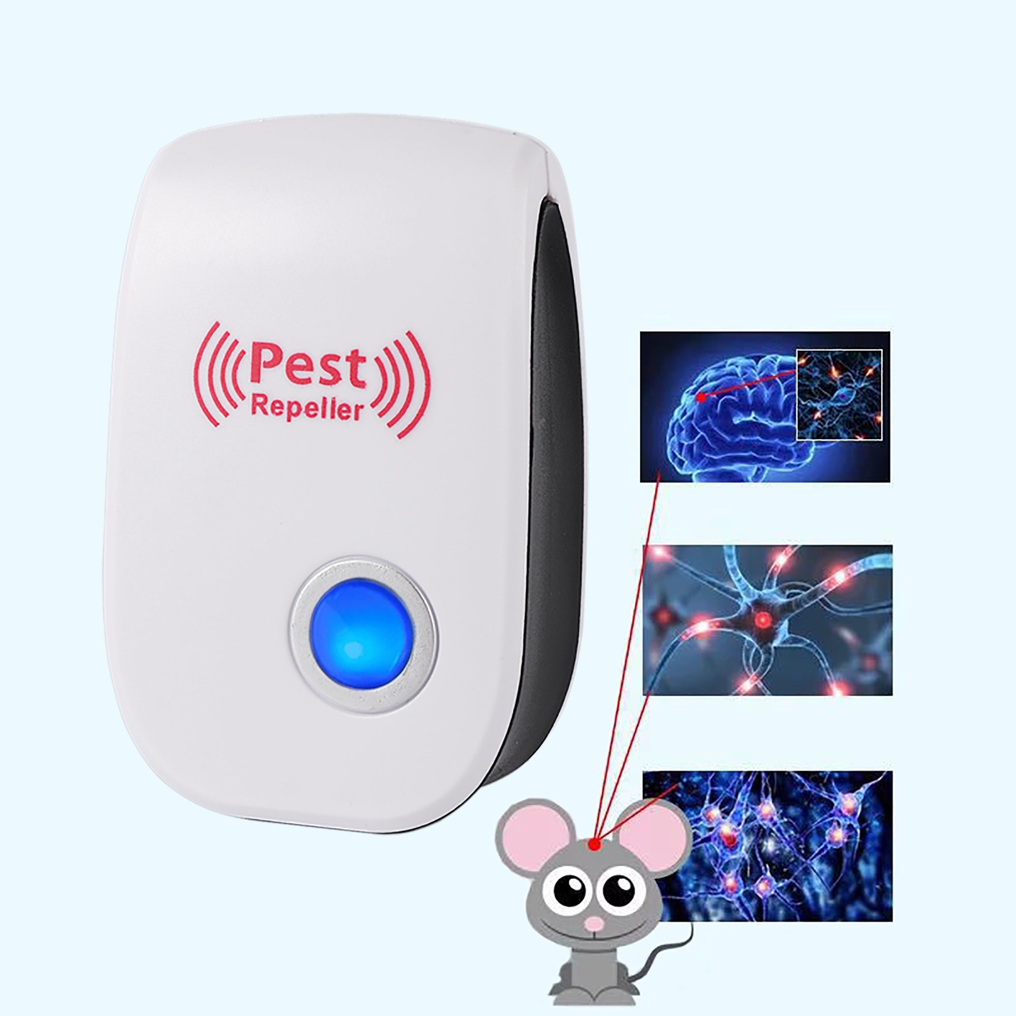 Quito Ultrasonic Pest Repeller – Electronic Insect & Mouse Repellent for Home
