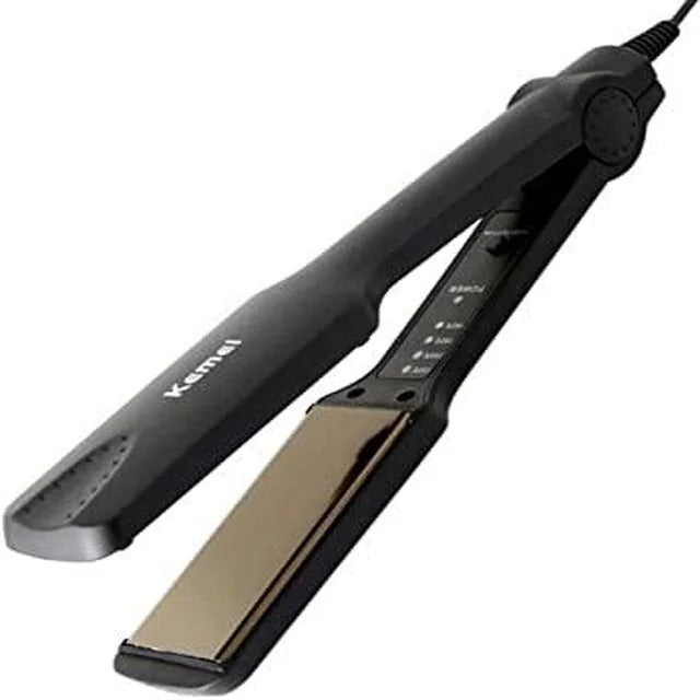Kemei KM-329 Professional Hair Straightener – Fast Heating Flat Iron for Smooth Hair