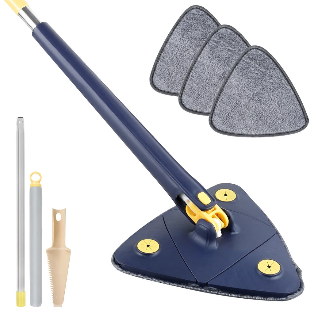 Triangle Twister Mop – 360° Rotating Triangular Mop for Versatile Floor Cleaning