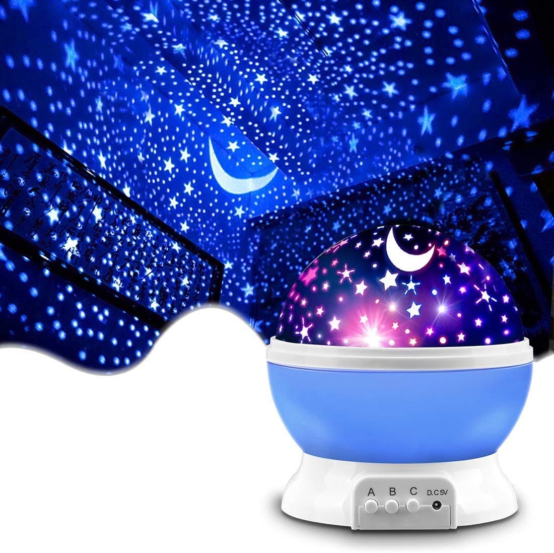 Star Master Dream Rotating Projector Lamp – Bedroom Ambiance & Kids Night Light
