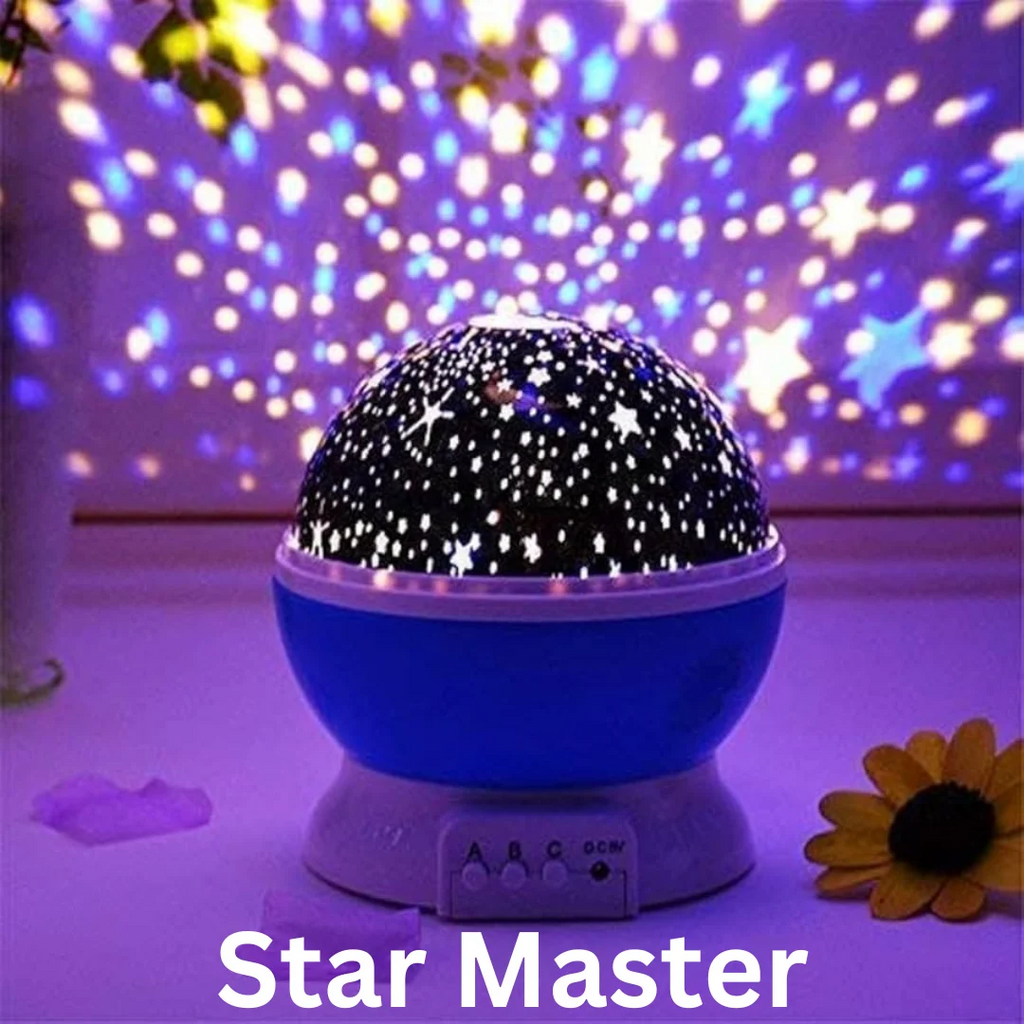 Star Master Dream Rotating Projector Lamp – Bedroom Ambiance & Kids Night Light
