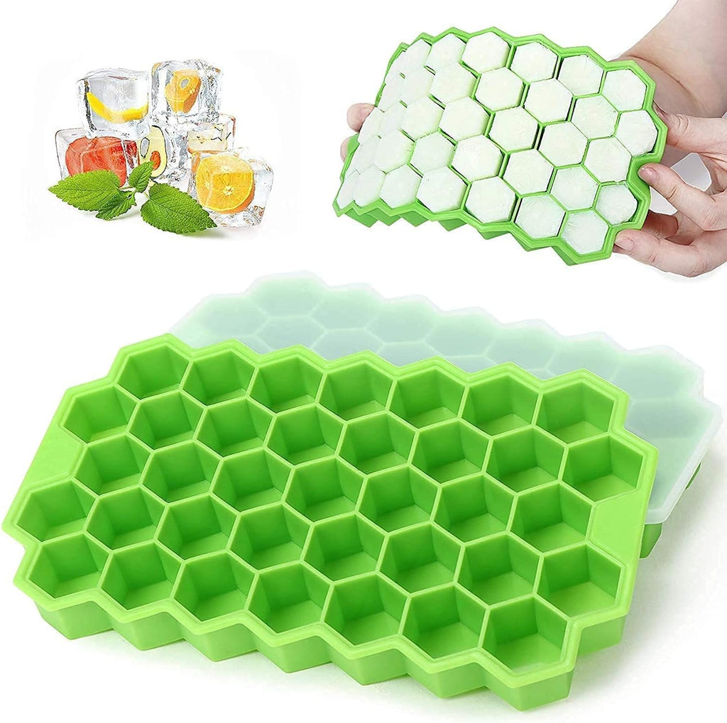 Premium Silicone Ice Cube Tray – Flexible Freezer Mold, 24 Cavities (BPA‑Free)