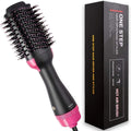 One Step 3-in-1 Hair Dryer & Styler Brush – 1000W Hot Air Brush with 3 Heat Settings (Black)