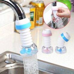 360° Rotating Silicone Faucet Splash Filter Nozzle – Flexible Kitchen Tap Spray Regulator & Water Saver