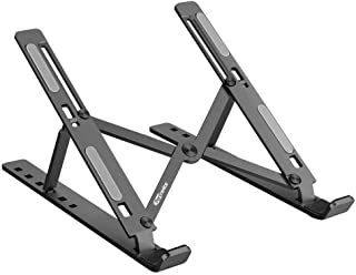 Folding Laptop Stand Metal Body – Adjustable Portable Riser